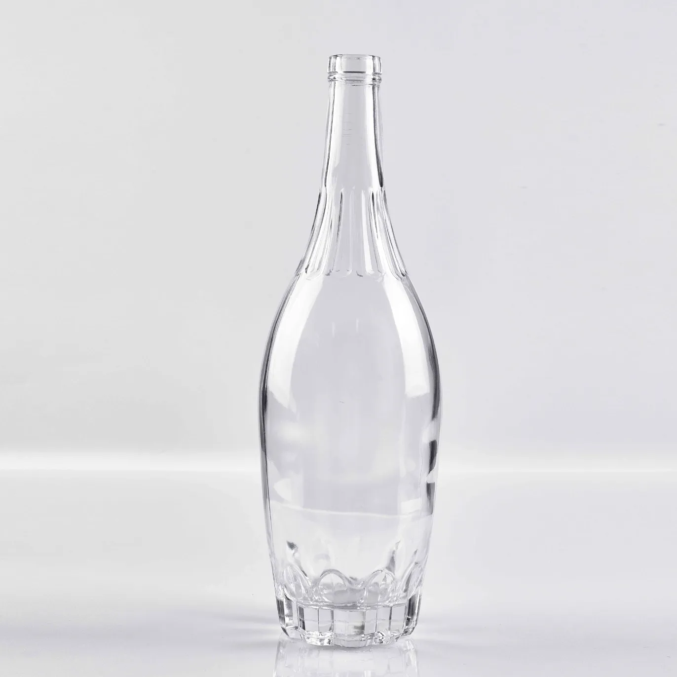 1000ml Large Capacity Glass Bottle - Premium Spirits Design