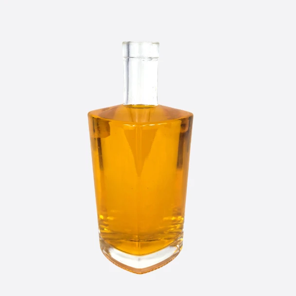 750ml Square Glass Bottle - Premium Spirits Design